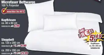 Poco Microfaser Bettwaren Angebot