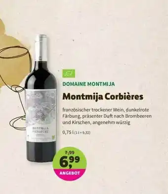 Denns BioMarkt Domaine Montmija Montmija Corbieres Angebot