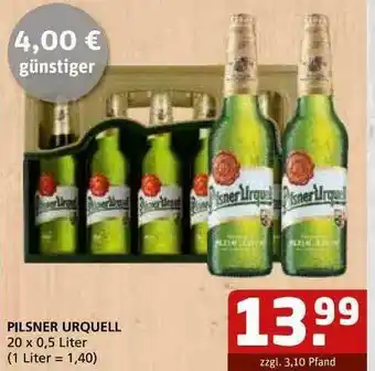 Getränke Quelle Pilsner Urquell Angebot