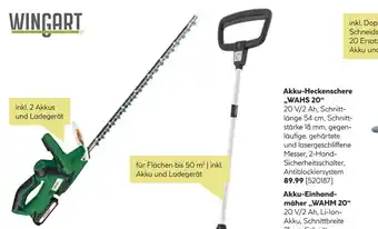 BayWa WINGART Akku-Heckenschere ,,WAHS 20" Angebot