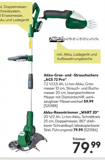 BayWa WINGART Akku-Rasentrimmer,,WART 20" Angebot