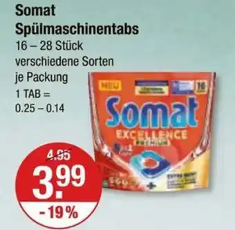 V Markt Somat Spülmaschinentabs Angebot