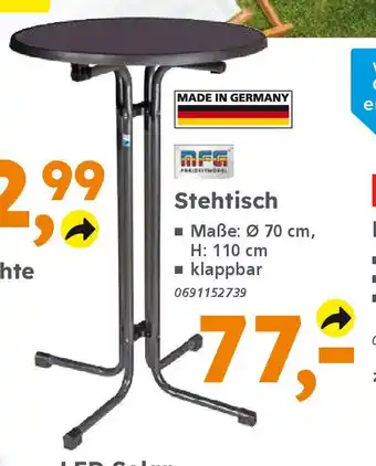 Globus Baumarkt Stehtisch Angebot