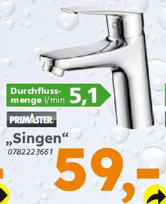 Globus Baumarkt PRIMASTER Waschtischarmaturen „Singen" Angebot