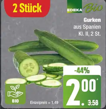 Edeka EDEKA Bio Gurken Angebot