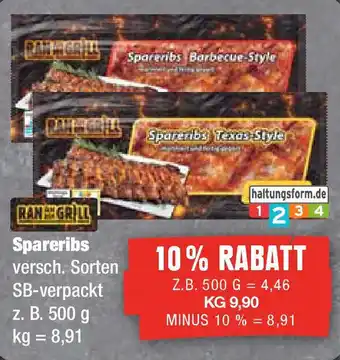 Edeka Spareribs 500 g Angebot