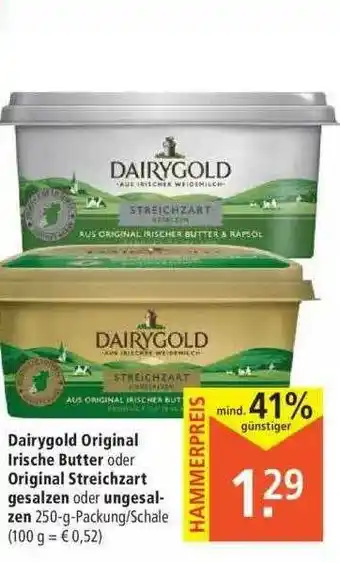 Marktkauf Dairygold Original Irische Butter Oder Original Streichzart Gesalzen Oder Ungesalzen Angebot