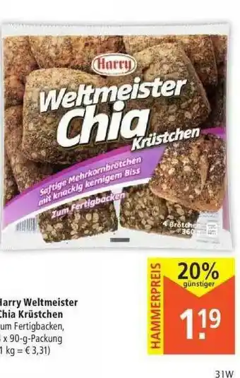 Marktkauf Harry Weltmeister Chia Krüstchen Angebot