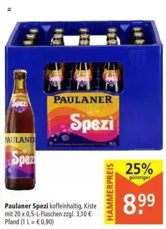 Marktkauf Paulaner Spezi Angebot