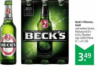 Marktkauf Beck's Pilsener Gold Angebot