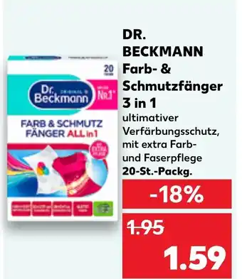 Kaufland DR. BECKMANN Farb- & Schmutzfänger 3 in 1 Angebot