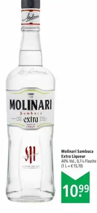 Marktkauf Molinari Sambuca Extra Liqueur Angebot