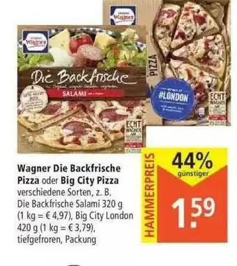 Marktkauf Wagner Die Backfrische Pizza Oder Big City Pizza Angebot