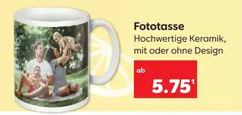 Kaufland Fototasse Angebot