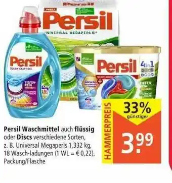 Marktkauf Persil Waschmittel Auch Flüssig Oder Discs Angebot