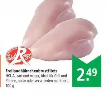 Marktkauf Label Rouge Freilandhähnchenbrustfilets Angebot