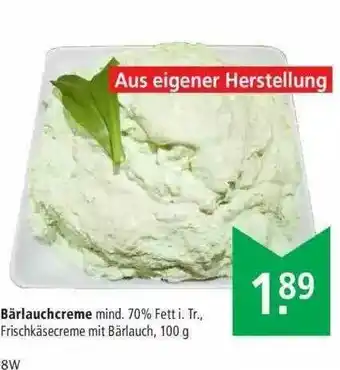 Marktkauf Bärlauchcreme Angebot