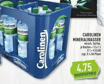 Marktkauf Carolinen Mineralwasser Angebot