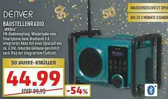 Marktkauf Denver Baustellenradio „wrb50” Angebot