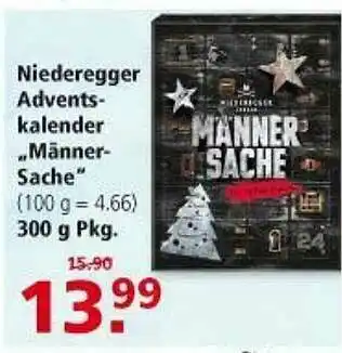 Multi Markt Niederegger Adventskalender „manner Sache” Angebot