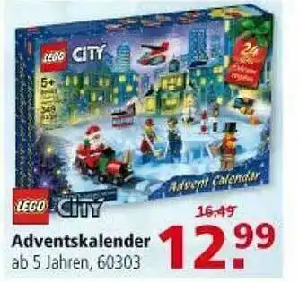 Multi Markt Lego City Adventskalender Angebot