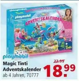 Multi Markt Playmobil Magic Tinti Adventskalender Angebot