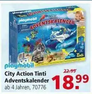 Multi Markt Playmobil City Action Tinti Adventskalender Angebot