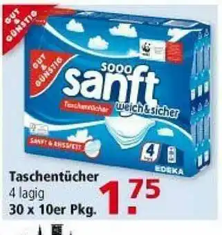 Multi Markt Gut & Günstig Taschentücher Angebot