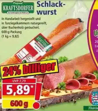 Norma Kraftsdorfer Schlakwurst Angebot