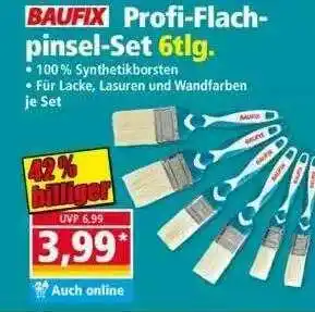 Norma Baufix Prof-flach Pinsel-set 6tlg. Angebot