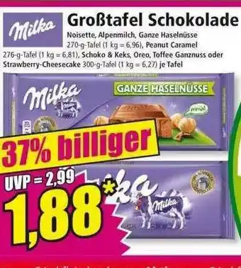 Norma Milka Großtafel Schokolade Angebot