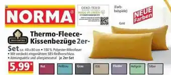 Norma Thermo-fleece Kissenbezüge 2er Angebot