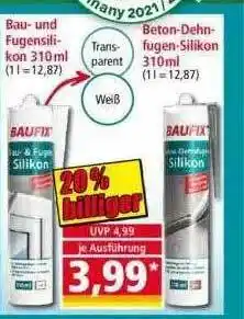 Norma Bau Und Fugensilikon 310ml Angebot