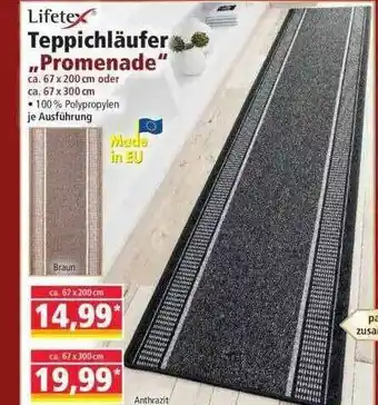 Norma Lifetex Teppichläufer „promenade” Angebot