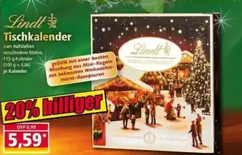 Norma Lindt Tischkalender Angebot