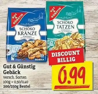 NP Discount Gut & Günstig Gebäck Angebot