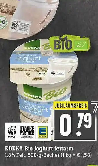 Scheck-in-Center Edeka Bio Joghurt Fettarm Angebot