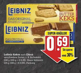 Scheck-in-Center Leibniz Kekse Auch Choco Angebot