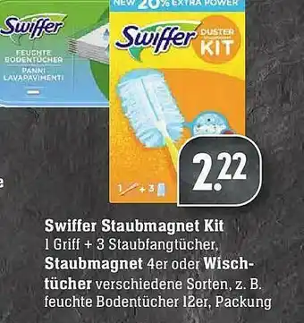 Scheck-in-Center Swiffer Staubmagnet Kit Staubmagnet Oder Wisch-tücher Angebot