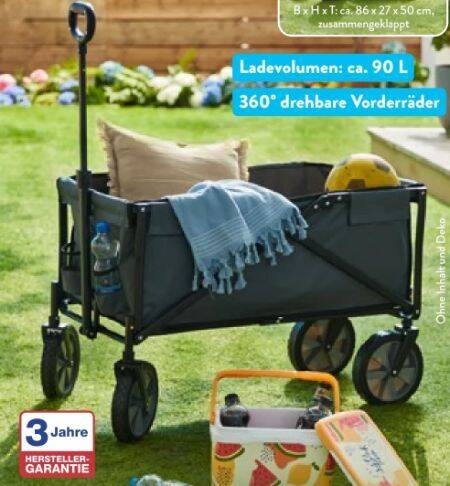 Faltbarer Bollerwagen Aldi