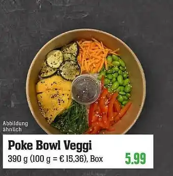 Scheck-in-Center Poke Bowl Veggi Angebot