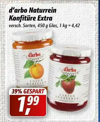 Simmel D'arbo Naturrein Konfitüre Extra Angebot