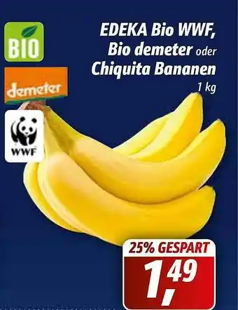 Simmel Edeka Bio Wwf, Bio Demeter Oder Chiquita Bananen Angebot