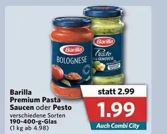 Combi Barilla Premium Pasta Saucen Oder Pesto Angebot