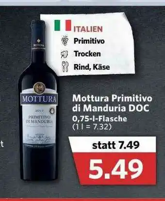 Combi Mottura Primitivo Di Manduria DOC Angebot