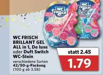 Combi Wc Frisch Brillant Gel All In , De Luxe Oder Duft Switch Wc-stein Angebot