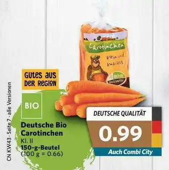 Combi Deutsche Bio Carotinchen Angebot