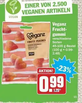 Hit Veganz Fruchtgummi Angebot