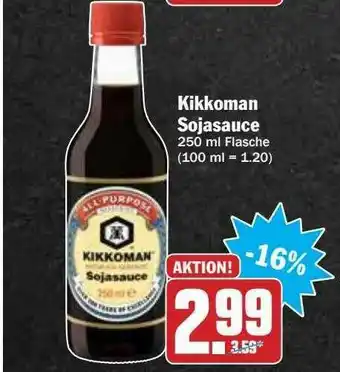 Hit Kikkoman Sojasauce Angebot