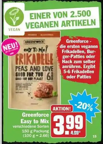 Hit Greenforce Easy To Mix Angebot